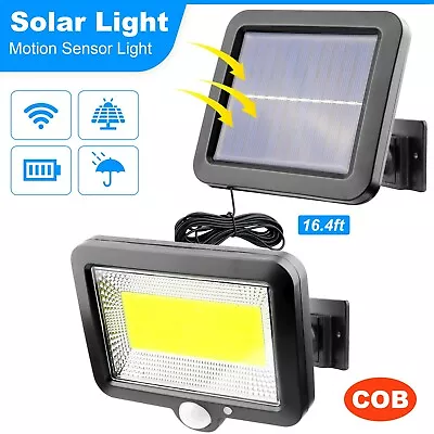 $15.98 • Buy 50000LM LED Solar Motion Sensor  Light Outdoor Garden Wall Security Flood Lamp