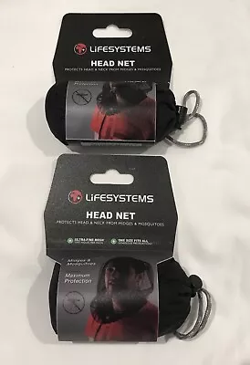 Lightweight Compact Lifesystems Midge & Mosquito Head Net • £12