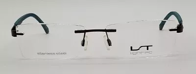 Lightec Morel 6849L Brown/Turquoise MB 200 Rimless Eyeglasses Frame 55-16-135 RX • $119.60