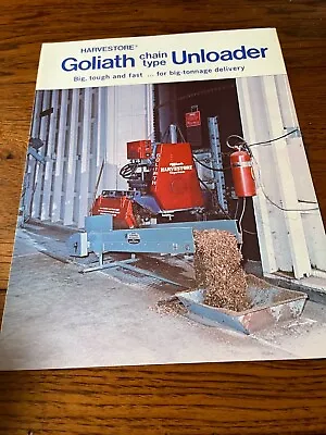 A.O. Smith Harvestore Goliath Unloader Brochure FCCA • $21.99