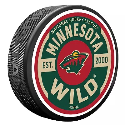 Minnesota Wild Gear Textured Puck • $14.99