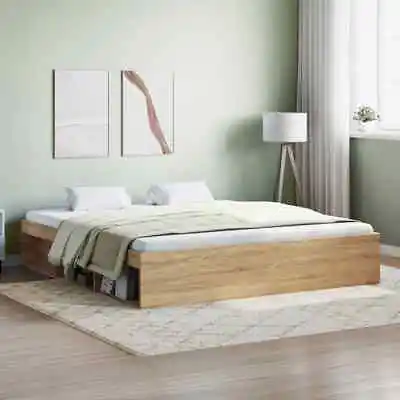 Bed Frame Sonoma Oak 180x200   King Size B1K4 • £252.28