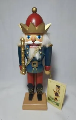 Christmas Nutcracker King Authentic German Erzgebirge - 11  Tall Vintage • $115
