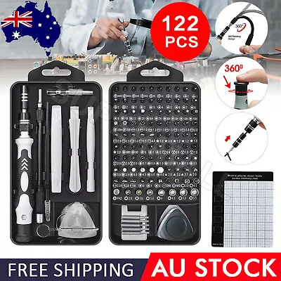 122 IN 1 Screwdriver Set Computer PC Phone Watch Repair Tool Kit OZ • $18.92