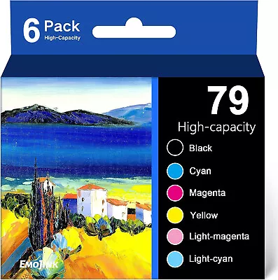 T079 79 Ink Black Color For Epson Artisan 1430 Stylus Photo 1400 Inkjet Printer • $19.89