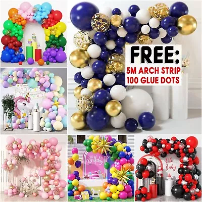 Balloon Arch Kit +Balloons Garland Birthday Wedding Party Baby Shower Decor UK.. • £3.95