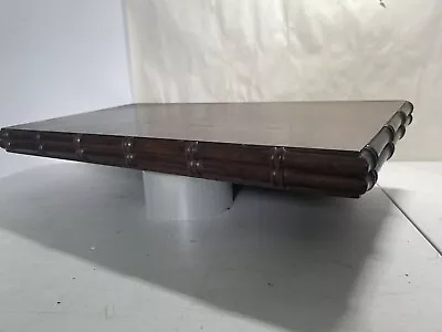 Vintage Mahogany Wood Wall Floating Shelf 18.5” X 9.75” X 4.5” • $35