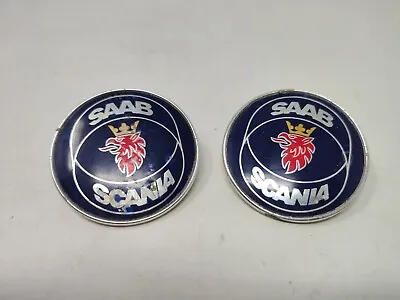 Set Of 2: SAAB SCANIA LOGO Emblem 16760 6911895 Used • $19.95