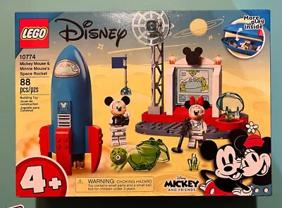 New LEGO Disney: Mickey Mouse & Minnie Mouse's Space Rocket (10774) NRFB NIB • $29.95