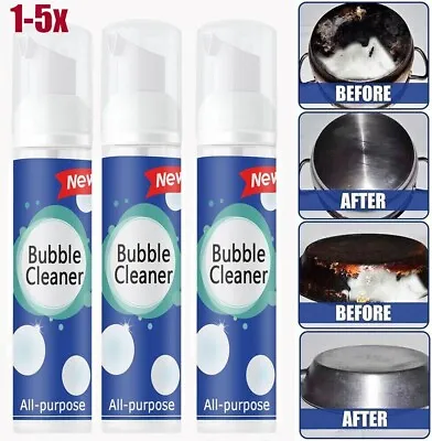 Multi-Purpose Cleaning Bubble Cleaner Spray Foam Kitchen Grease Dirt Removal US • $18.99