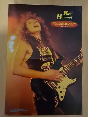 Metallica 1986 Kirk Hammett Vintage Poster • £6.99