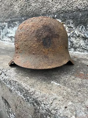 WW2 WWII German Wehrmacht M42 Stahlhelm Helmet. Relic • $240