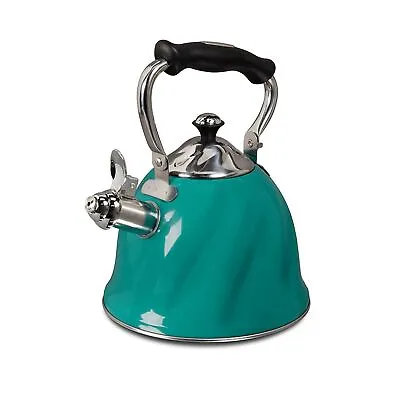 Mr Coffee Alberton Tea Kettle With Lid In Emerald Green • $58.39