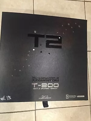 HOT TOYS Terminator 2: T-800 Battle Damaged DX13 1/6 Scale EMPTY ART BOX ONLY • $90