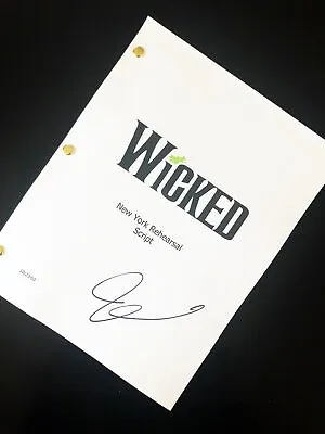 Wicked Broadway Musical Signed Rehearsal Script • $89.99