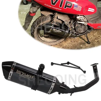 Exhaust System Muffler Baffle For GY6 Engine 125cc 150cc Scooter Moped ATV • $99.43