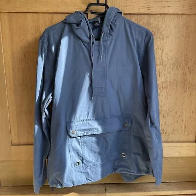 Men’s Medium Blue Cagoule Pullover Rain Jacket GAP Vintage Retro • £3.99