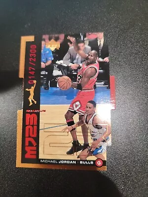 1998-99 Upper Deck MJ23 Bronze #M16 Michael Jordan 0147/2300 Chicago Bulls • $35