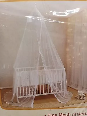 Baby Bed Mosquito Net Mesh Dome Curtain Net For Toddler Crib Cot Canopy Princess • $14.58