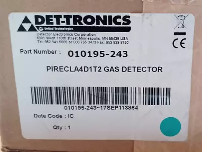 DET-TRONICS PIRECLB1A1T1 010195-243  Gas Detector - Methane - Factory Calibrated • $5999.99