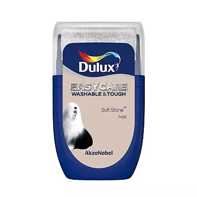 Dulux Easycare Soft Stone Matt Emulsion Tester Paint Pot 30ml • £3.99