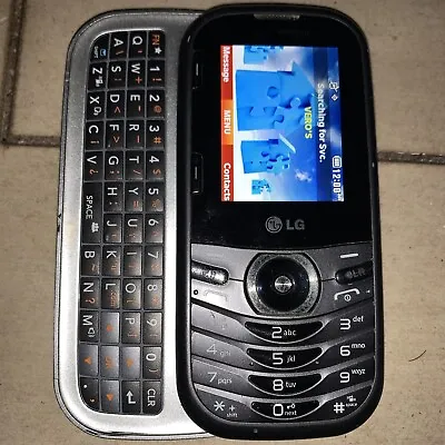 LG Cosmos 3 - VN251S - Gray (Verizon) 3G Basic Slider Qwerty Keyboard Cell Phone • $25