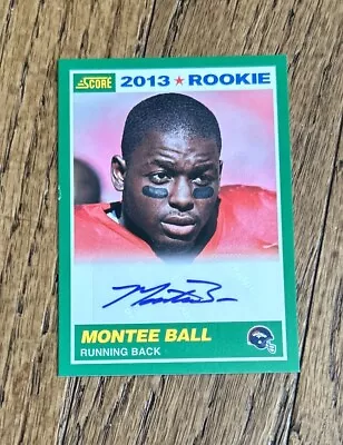 Montee Ball AUTOGRAPH RC NFL Denver Broncos 2013 Score #410 AUTO Wisconsin • $12.99