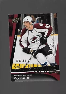 2009-10   Ray Macias Upper Deck Young Guns UD Exclusives Numbered 073/100 • $23.99
