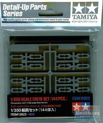 TAM12622 1:350 Tamiya Crew Set (144 Pcs)  #12622 • $21.50