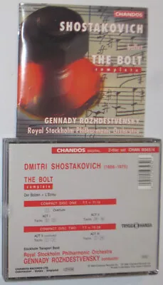 SHOSTAKOVICH: The Bolt Complete 3-act Ballet On 2 CDs - Rozhdestvensky CHANDOS • $8.88