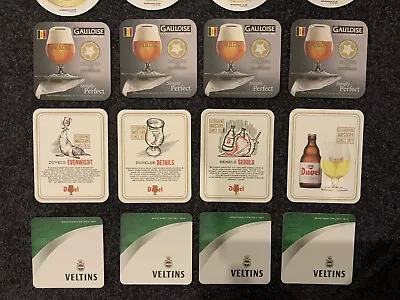 12 Euro Beer Mats Mixed Pack 8 - Home Bar / Pub Experience • £4.99