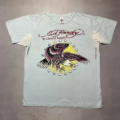 Ed Hardy By Christian Audigier Eagle Tattoo Adult Men’s T Shirt XL • $39.99