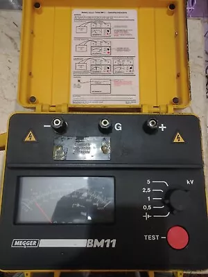 Megger BM11 Insulation Resistance Tester • $473.78