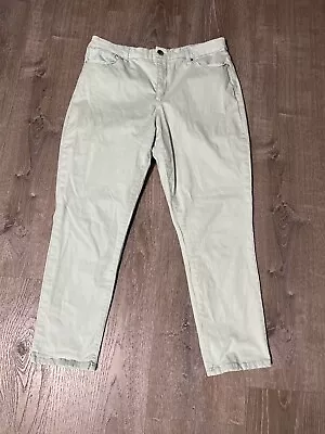 ELLEN TRACY The Newport High Rise Skinny Jeans 14 Mint Color  EUC • $17.90