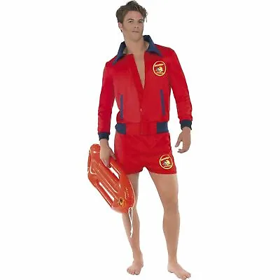 £46.39 • Buy Baywatch Lifeguard Shirt Shorts Beach US TV Show Adults Mens Fancy Dress Costume