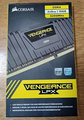 Corsair Vengeance LPX 16GB (2x 8GB) 3200Hz PC RAM DDR4 Memory CMK16GX4M2B3200C16 • £14.50