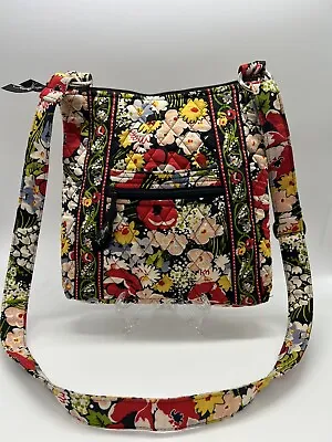 Vera Bradley Poppy Fields Handbag Crossbody Purse Zippered Compartments • $12.95