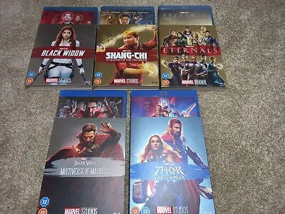 Marvel Phase 4 O-Ring Blu-ray Black Widow Shang-Chi Eternals Doctor Strange Thor • £69.95