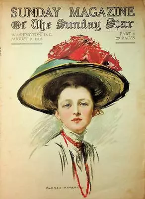 Sunday Magazine Aug 9 1908 FR • $24