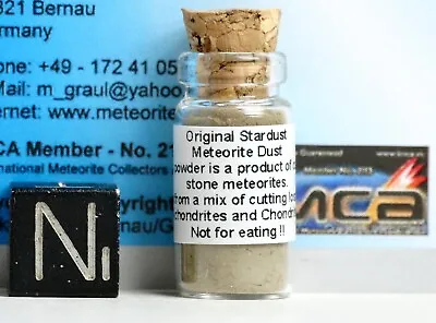 Original Stardust -  Real Meteorite Powder From Stone Meteorites + Certificate • $10