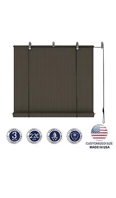 Exterior Roller Shade For Deck Porch Pergola Balcony Filtering 90% UV Rays • $25