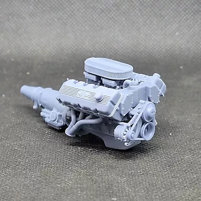 Ford 427 SOHC Dual Carburetor Model Engine Resin 3D Printed 1:24-1:8 Scale • $47.11