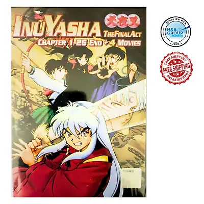 English Dubbed Inuyasha Complete Tv Series(1-167 Episodes + Final Act + 4 Movie) • $37.99