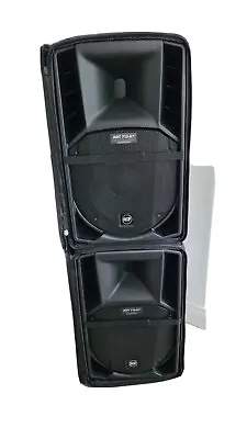 2 X RCF ART 712-A MKII Active Two Way Speaker In Great Condition + Stand + Cover • £1000