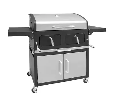 Landmann 10293 Grand XXL Broiler - Charcoal BBQ Grill - Silver 10293 • £395