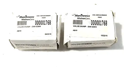 MANITOWOC ICE 000001768 Dump Valve (208-220 Volt) #NEW • $95