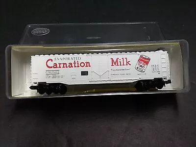 Model Power N Scale 50' Carnation Milk Reefer Car CM #25003 • $10