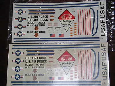 Otaki 1/144 C-5A Galaxy Kit Sheet X 2 • $15