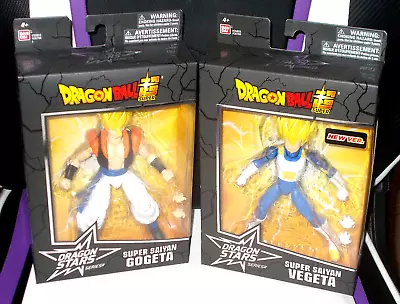 Dragon Ball Z Stars Super Saiyan Vegeta Super Saiyan Gogeta Figures New 2-Pack • $49.99