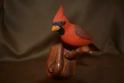 Beautiful Retro Cardinal Carving By Master Carver Art Stadler • $400